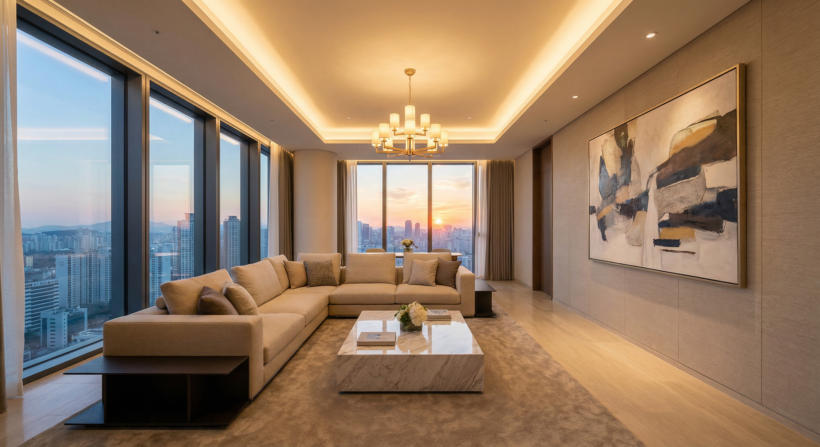 Luxury 3BHK Apartment in DLF Golf Course Road